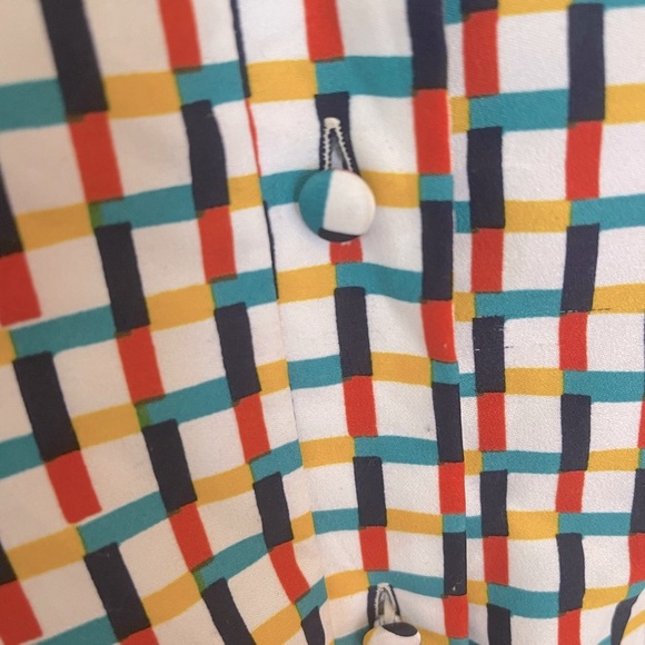 LANVIN vintage belted button up dress - Picture 4 of 6